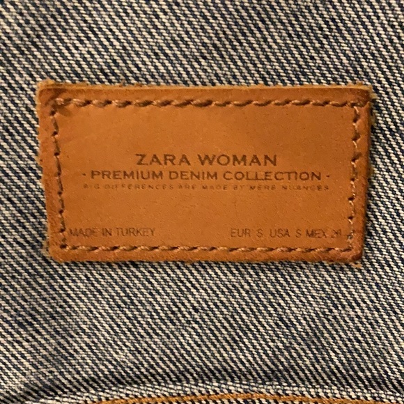 ZARA sz S SUPER RARE Denim miss you jacket unicorns rocket ship drops ice cream! - Picture 5 of 6